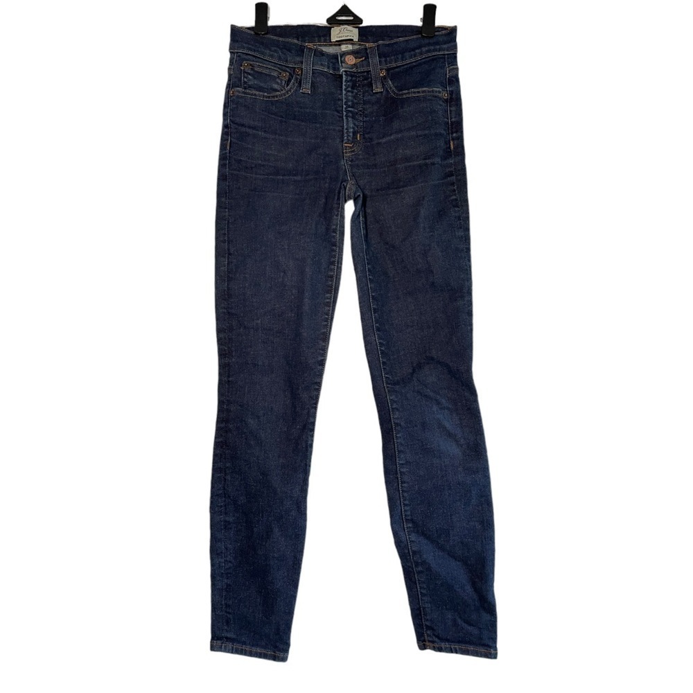 J. Crew 8" Toothpick Jean in classic wash size 25